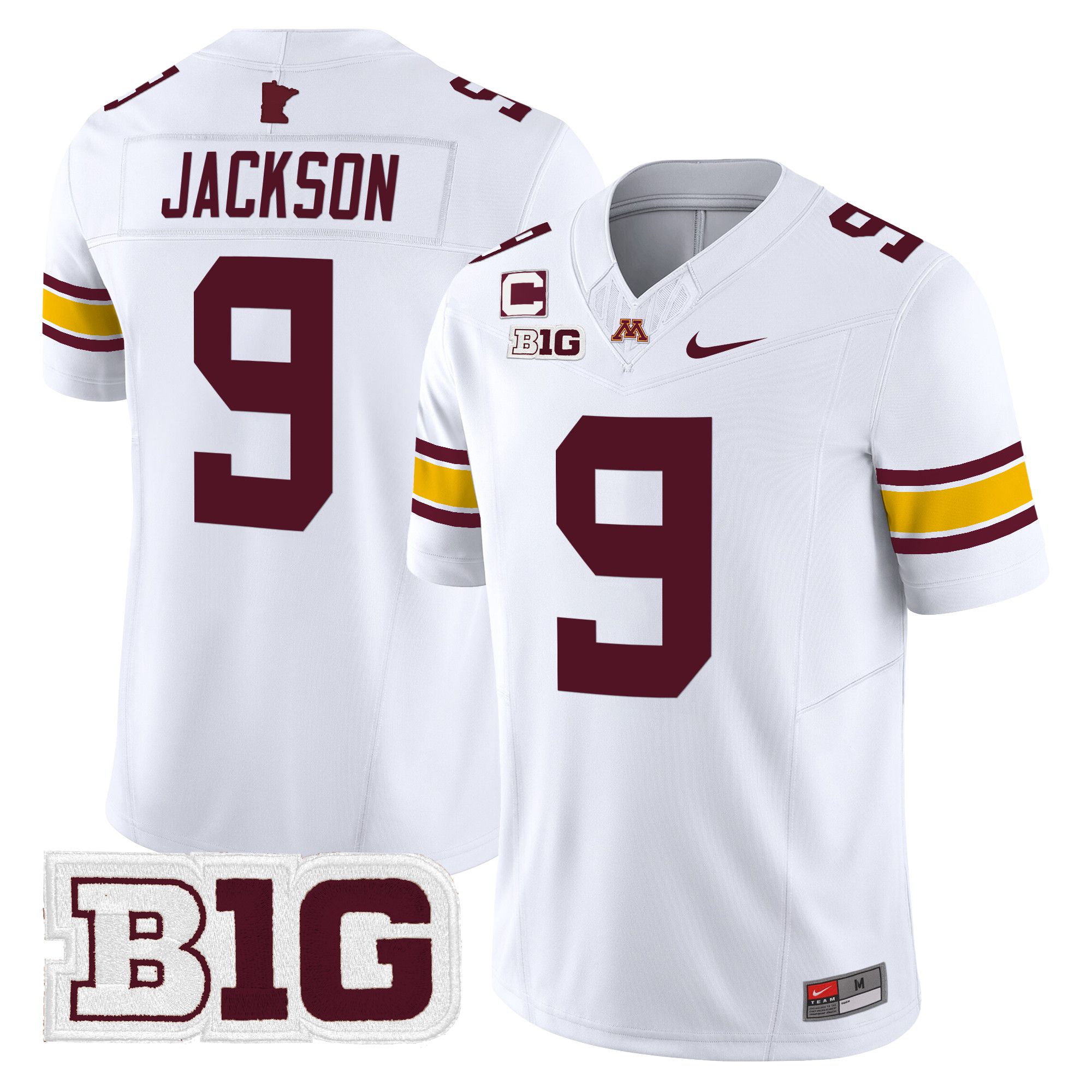 Men Minnesota Golden Gophers #9 Jackson White Nike 2024 Vapor Limited NCAA Jersey
